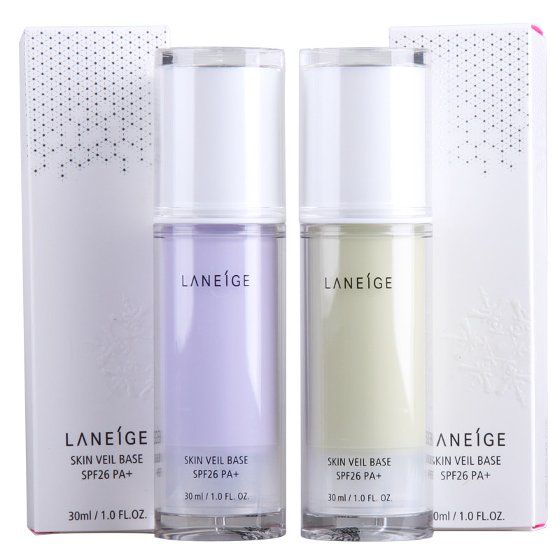 Laneige兰芝 雪纱防晒隔离霜30ML 防辐射 紫色 绿色 韩国代购