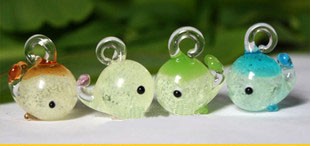 Noctilucent lovely Little Whale Glass Pendant jewelry Pendant Various colors Style Mini lovelyin the Home accessories , Creative Jewelry , Other category - from Buy2taobao.com to provide professional Taobao agent buy service