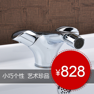 Logoo Valley of bath lanxinhui brass hot water-lavatory faucet single hole took  package mail