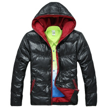 快尚诚品 冬装特价清仓 男式连帽白鸭绒羽绒服A1322