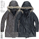 Man Vancl coat all guest sincere product quality goods army wind collars even cap (brown/black fashion