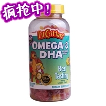 �ֻ�����L'il Critters�ܱ���С����Omega3 DHA����180��13��11��