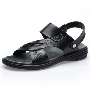 VOGU HOMME leather men Sandals daily leisure beach-shoes for men father shoes authentic men shoes G172-8
