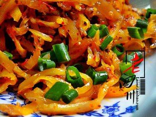  四川特产特色小吃 麻辣大头菜/疙瘩菜 凉拌大头菜丝 开胃菜咸菜