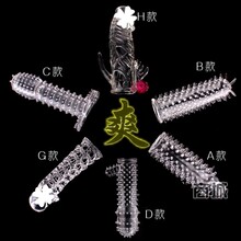 阴茎套环狼牙套/成人性用器水晶套男用延时套环 夫妻情趣性趣用品