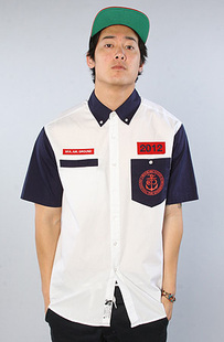 Crooks and Castles CC The Set Sail 蓝白拼色