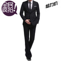 新款 男装西服西装套装 新郎伴郎礼服/韩版修身西服套装 职业装