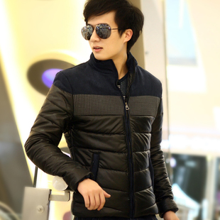  奥派阿西 男士棉衣 外套男立领冬棉袄男装韩版修身 棉服男 厚棉衣