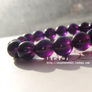  有时有饰/天然乌拉圭紫水晶手链/收藏级颜色/提升智慧助爱情招贵