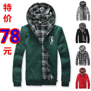 闪电78元！<span class=H>2011</span><span class=H>新款</span><span class=H>春秋</span><span class=H>装</span> <span class=H>情侣</span><span class=H>装</span><span class=H>卫衣</span> <span class=H>男</span><span class=H>两面</span><span class=H>穿</span><span class=H>外套</span><span class=H>韩版</span><span class=H>连帽</span><span class=H>卫衣</span>