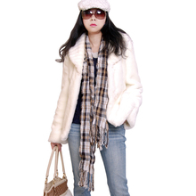 莱雪顿 2010秋冬新款皮草 女装 超仿貂绒皮草外套 巅峰升级版w009
