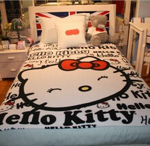 限量版 hello kitty 超细纤维毯毯子 春秋毯 儿童毯 盖毯床单被毯
