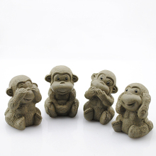 茶宠紫砂【四勿猴】茶玩 最欢迎生日礼物【陶瓷故事】