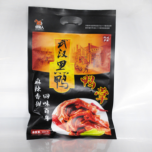  创食人黑鸭 湖北特产 麻辣鸭掌  休闲食品 好吃的休闲熟食