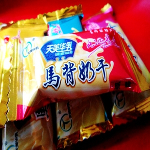  天美华乳马背奶干 内蒙古纯奶酪原味 儿童食品227克 草原特产小吃