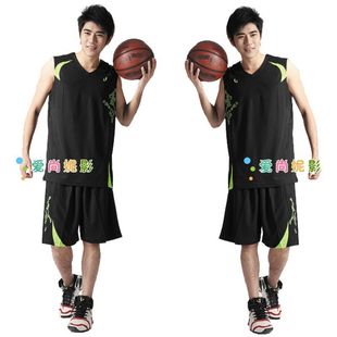 New authentic men's basketball training clothing set basketball games basketball clothing clothing clothing Rainbow blue ball suit lining