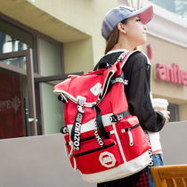 韩版潮双肩包女时尚学生包书包男休闲旅行包电脑包双肩背包运动包