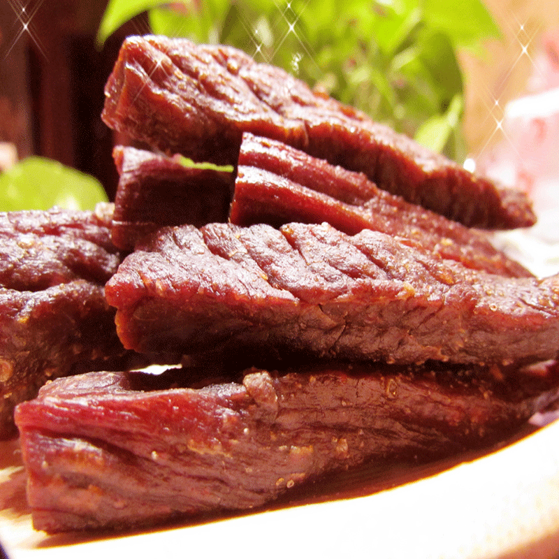 手撕风干牛肉干...