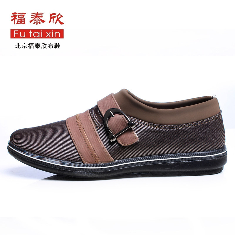 福泰欣 2012 新品 中年鞋 老北京 布鞋专柜正品 鞋 男鞋休闲鞋