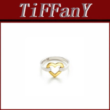 Tiffany (Tiffany Nifu) Separación anillo de corazón (para enviar una pequeña caja) 925 novia letras de plata