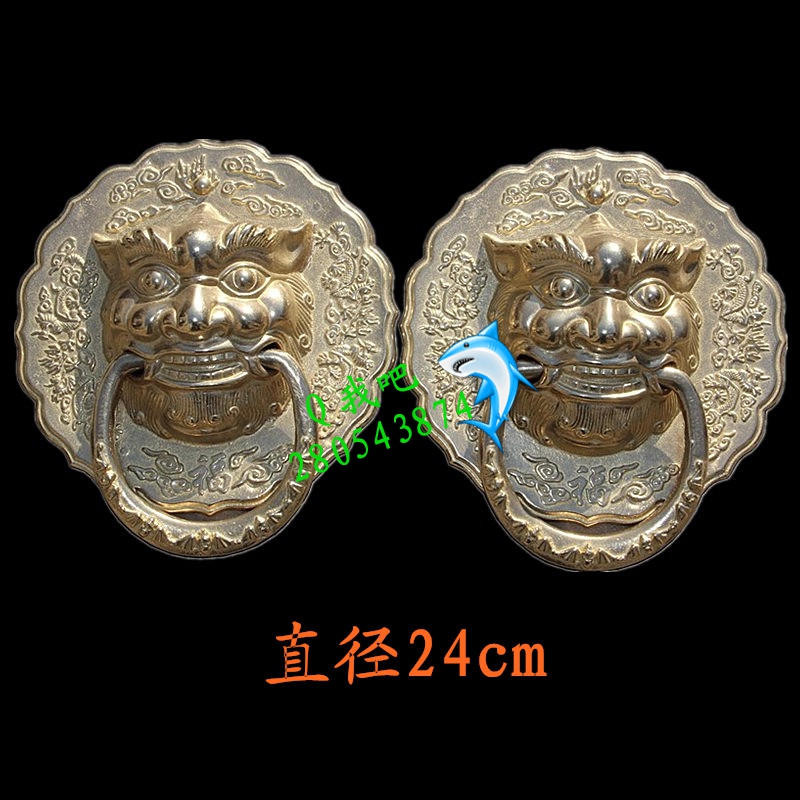 Beast face copper gate ring Antique bronze gate ring Chinese style classical decorate Copper Handle Lionhead Steller Copper Doorringin the Basic building materials , Home Hardware , Handle , Handle category - from Buy2taobao.com to provide professional Taobao agent buy service