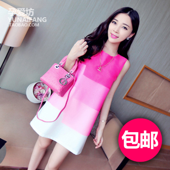 2014夏装孕妇装上衣孕妇连衣裙夏韩版时尚孕妇裙夏季宽松辣妈夏天