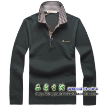 经典Aquascutum 雅格狮丹 商务休闲 专柜正品 男装 长袖T恤