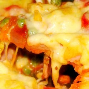  鸡肉匹萨饼 娜米克套餐原料胚面粉饼披萨成品7寸送冰袋意大利微波