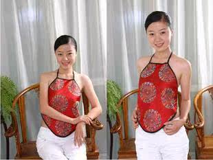 女士肚兜 女士艾绒肚兜 女士礼物纯棉肚兜 女式吊带肚兜