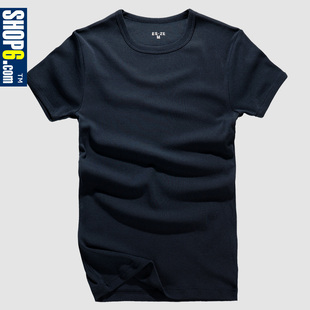 3164 six color painted 6 2012 men's clothing store SHOP6 new cultivate one's morality handsome round brought elastic short sleeve T-shirt