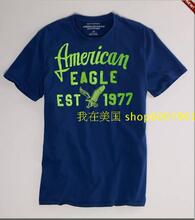 美国代购 American Eagle 2012新款 男士短袖飞鹰图案 T恤