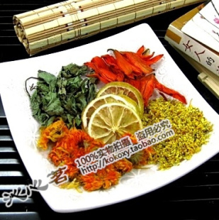  包邮!养肝花草茶【口气清新茶】花茶祛除口臭祛湿 美白 养颜养胃