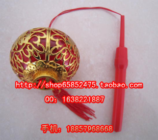  儿童灯笼玩具水晶福字灯笼灯笼儿童手提灯笼