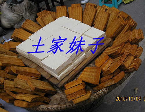 农家自磨豆子，豆腐干