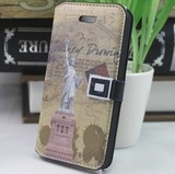 Apple iPhone5 holster cellphone protective cover British style card the money retro or so open holster