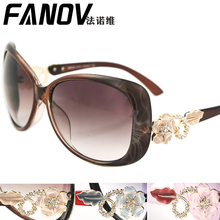 FANOV新款独发正品太阳镜太阳眼镜女潮欧美复古明星款墨镜 包邮