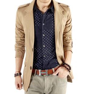  男士新款西服休闲小西装/棉质小西服/外套新款西装男加肥加大