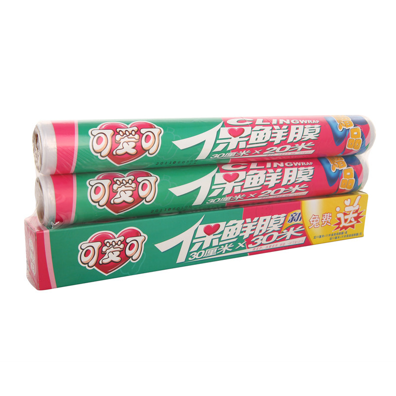 【天猫超市】可爱可保鲜膜 30cm*30m送2卷30cm*20m