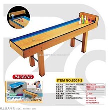 木制桌上 保龄球 沙壶球 两用娱乐桌