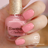 Ci-LIVES 五皇冠 Sweet color 环保指甲油 粉紫泡泡~~卡哇伊~~