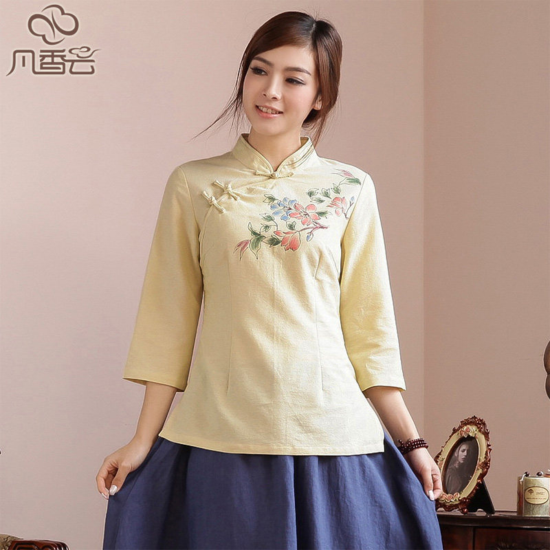 <em>女款</em>中式<em>上衣夏装</em> : <em>女款</em>中式<em>上衣夏装</em>图片及搭