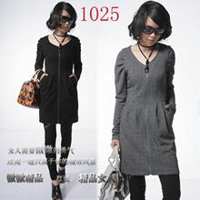 雅尼拉品牌女装2010春装日韩版新款热卖爆款淑女长袖连衣裙1025