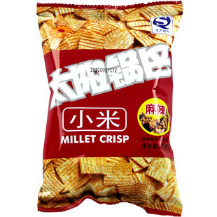  太阳锅巴 陕西特产 西安80后怀旧休闲零食 小米麻辣锅巴 膨化食品