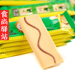 食尚驿站进口零食 韩国crown可拉奥咖啡蛋卷夹心饼干 144g