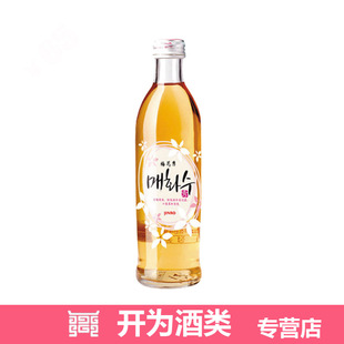  韩国进口梅酒 真露梅花秀梅子酒 果酒300ml 青梅酒 真露 梅酒