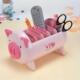 可爱的粉色小猪收纳盒CD盒遥控器架 质保