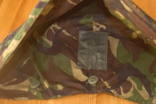 全新 英军 DPM 95式迷彩服配套风帽