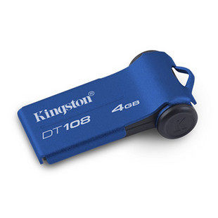 新品上市 金士顿 Kingston DT108 4G 金贝壳金属翻盖 U盘 闪存盘