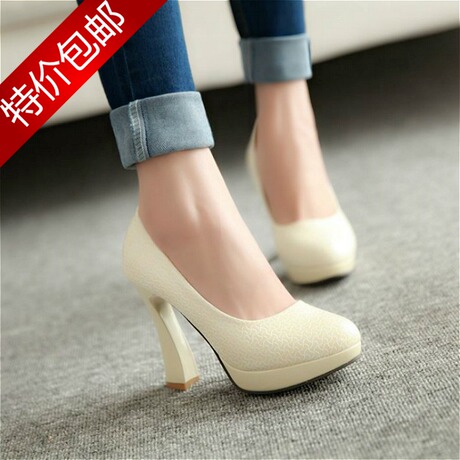 2014新款春装女鞋女式鞋单鞋高跟鞋气质时尚
