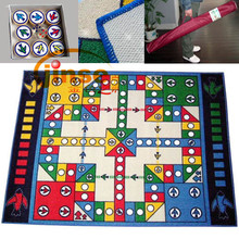 惠多超大飞行棋+地毯+棋子骰子背袋！再送大号透明骰子
